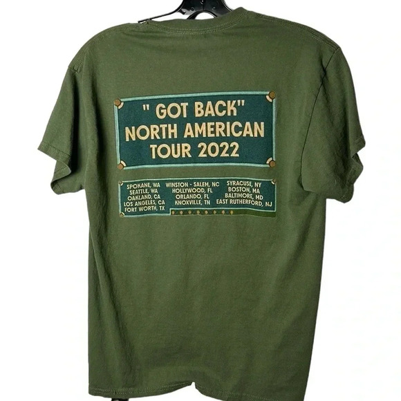 Paul McCartney “GOT BACK “ North America tour 2022 Green  Cotton t shirt ! - Picture 5 of 15